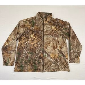 RedHead Mens 3XL Realtree Xtra Camo Full Zip Jacket BPOM700 Brown Green Fleece
